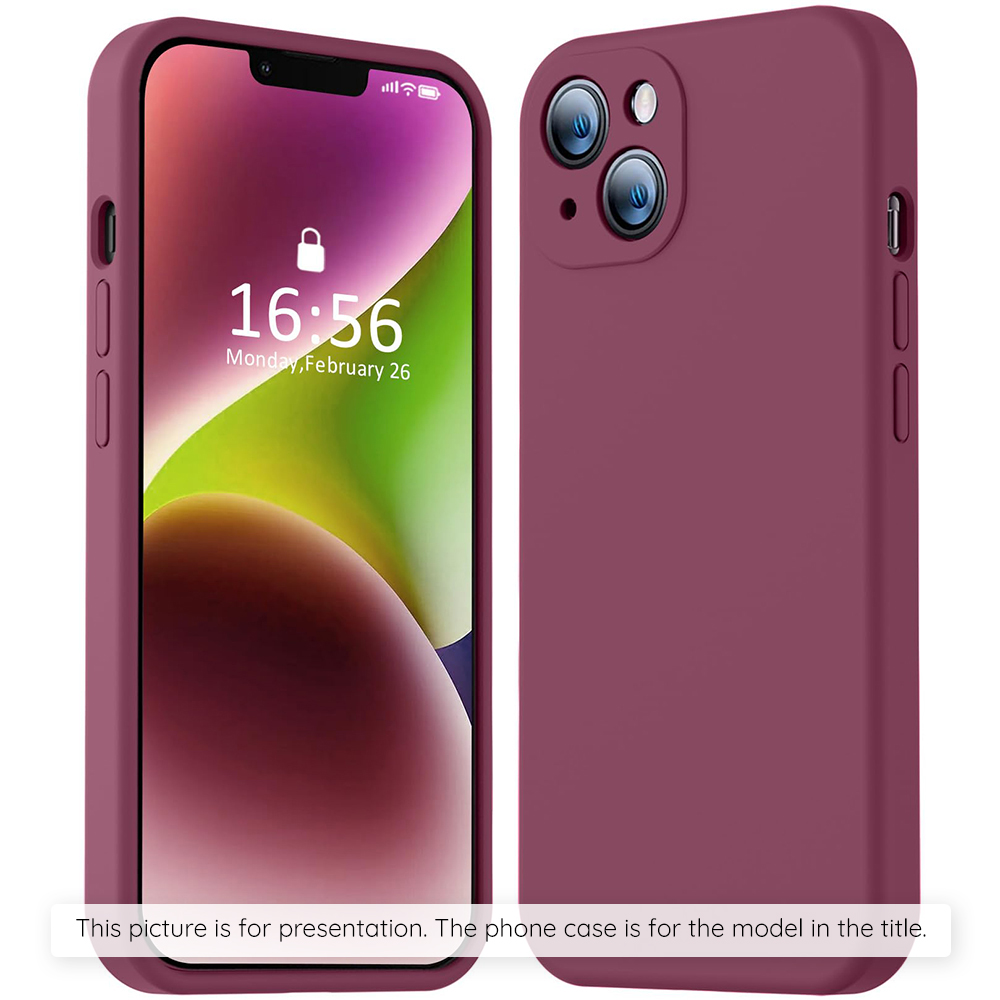 Techsuit - SoftFlex - Xiaomi Redmi Note 15 5G / Note 15 4G / Poco M8 5G - Švestkově červená