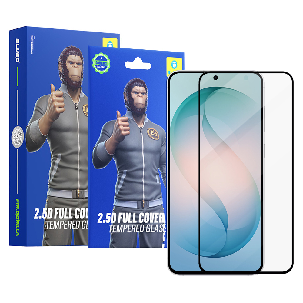 Blueo - 2.5D Silk Full Cover HD Glass (5 pack) - Samsung Galaxy S26 Plus - Černá