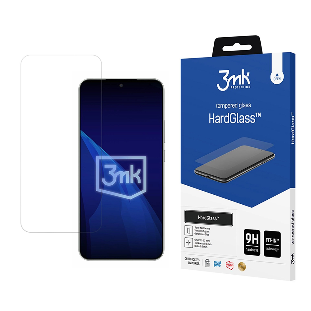 3mk - Tvrzené sklo na displej HardGlass - Honor Magic8 Lite - Průhledná