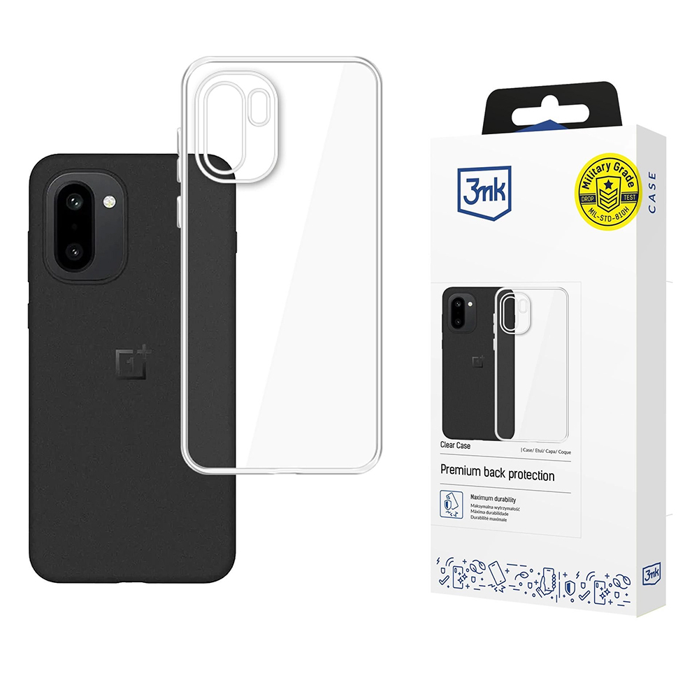 3mk - Průhledný kryt - OnePlus 15R - Průhledná