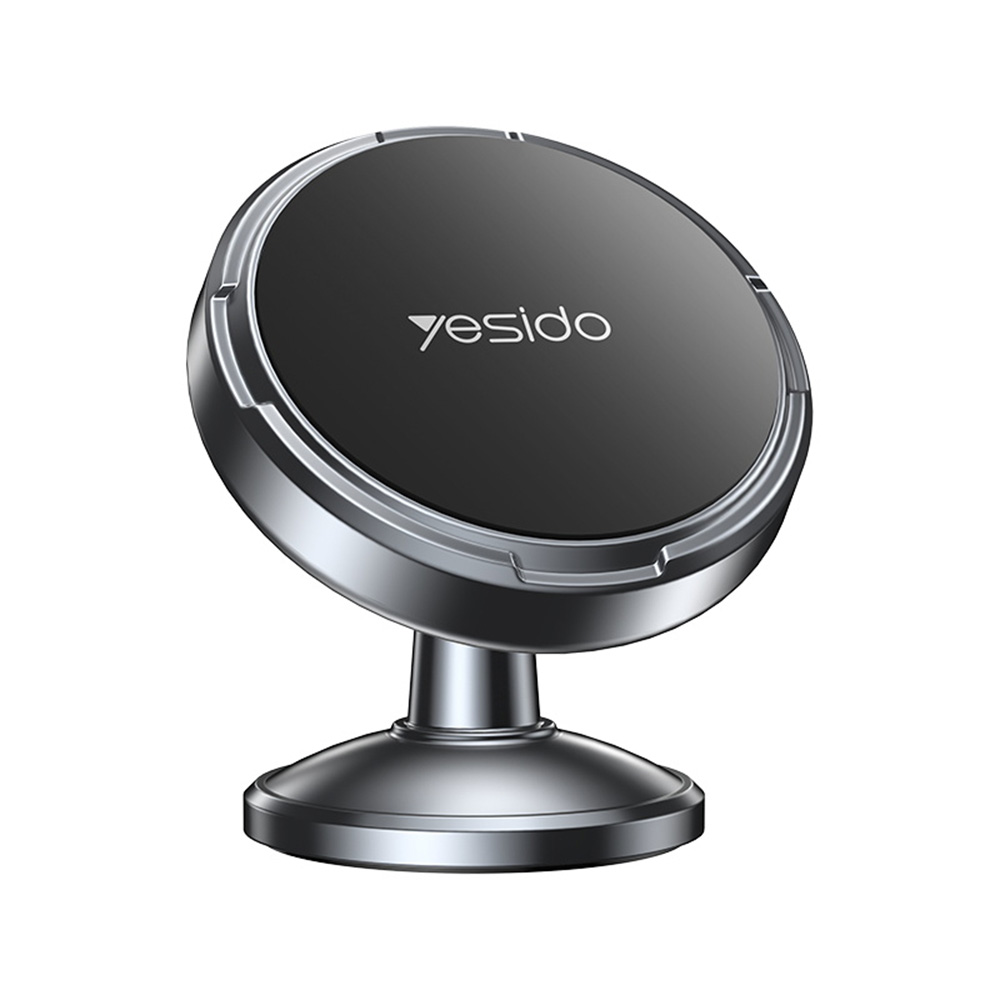 Yesido - Držák do auta (C215) - Magnetický, na palubní desku, 360, Univerzální, Slitina zinku - Černá