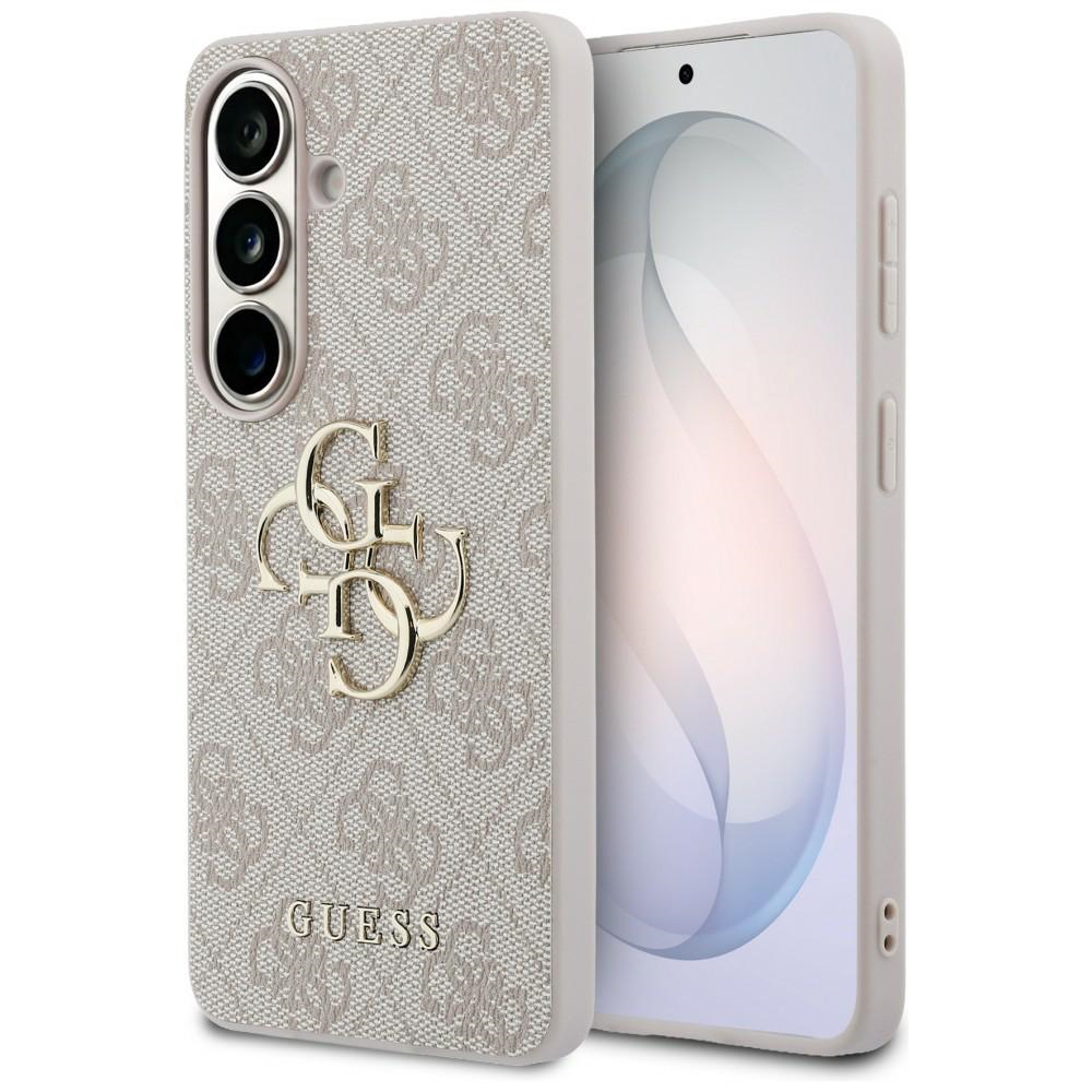 Guess - Pevný kryt 4G Big Metal Logo (GUHCS26S4GMGPI) - Samsung Galaxy S26 - Růžová