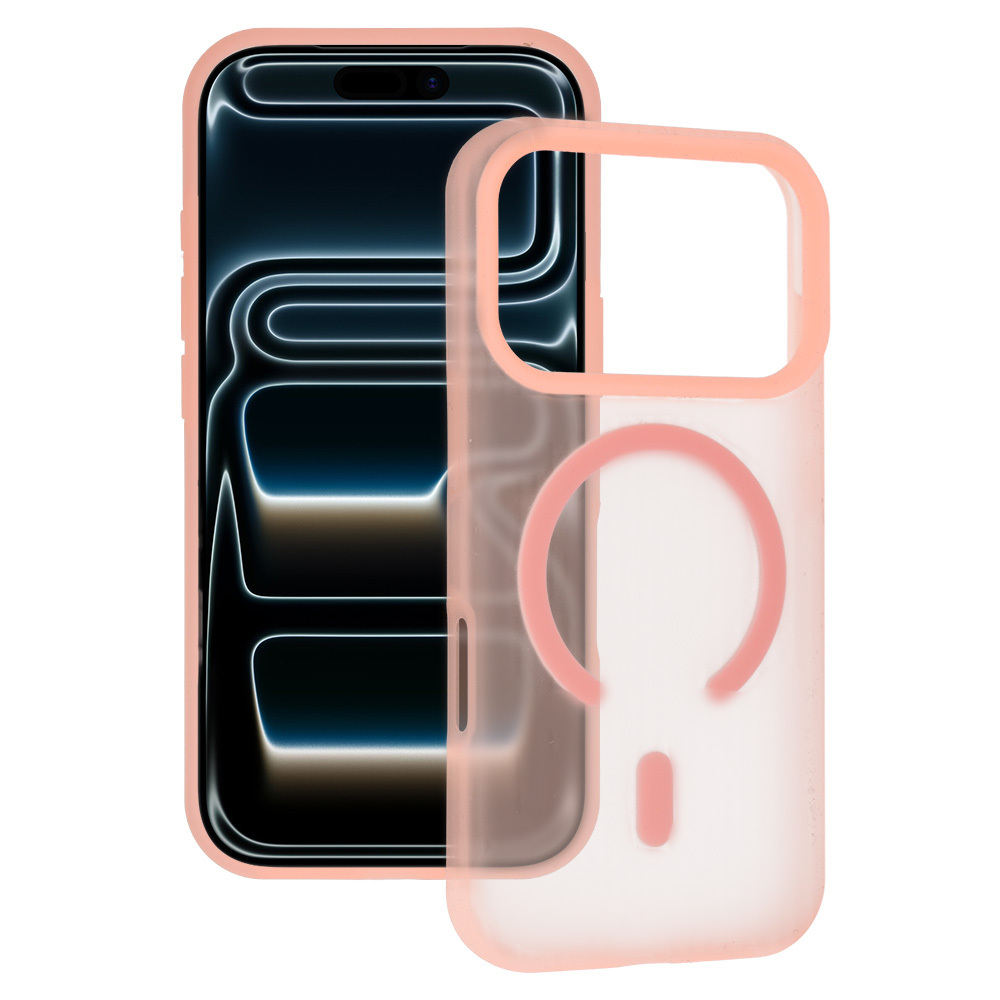 Kryt Tel Protect Mist Matte MagSafe pro Apple iPhone 17 Pro růžovo oranžový