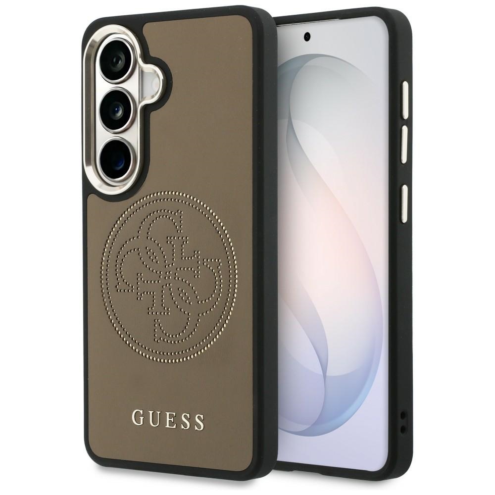 Kryt Guess - Perforated Logo MagSafe (GUHMS26S5PG4SRGW) - Samsung Galaxy S26 Hnědý