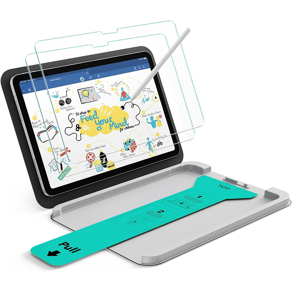 Fólie ESR - Paper-Feel UltraFit Tray (2 pack) - iPad Air 11 (2024/2025/2026) Průhledná