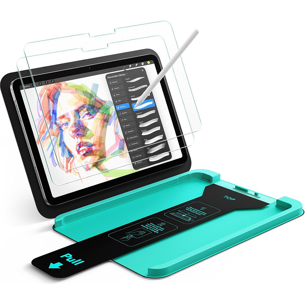 Ochranná fólie ESR - Armorite Paper-Feel UltraFit Tray (2 pack) - iPad Air 11 (2024) / Air 11 (2025) / Air 11 (2026) Průhledná