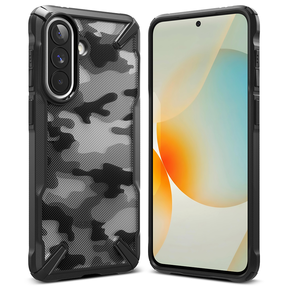 Kryt Ringke - Fusion X - Samsung Galaxy A57 5G Černý maskáčový