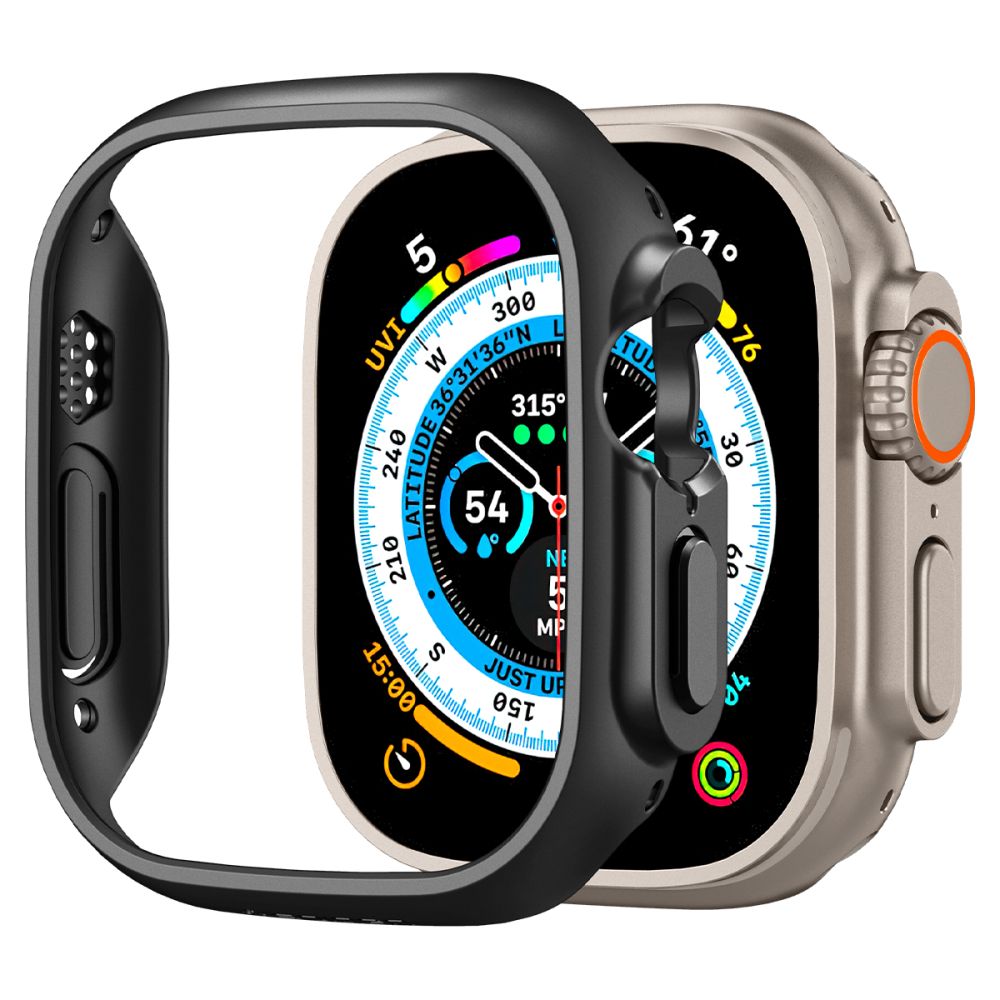 Kryt Spigen - Thin Fit (ACS05458) - Apple Watch Ultra / Ultra 2 / Ultra 3 Černý