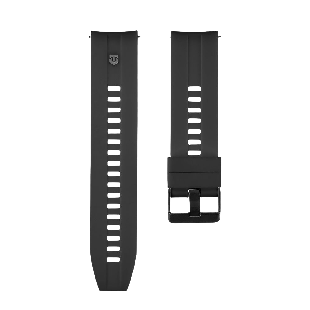 Silikonový řemínek Tactical Quick Release 24mm černý