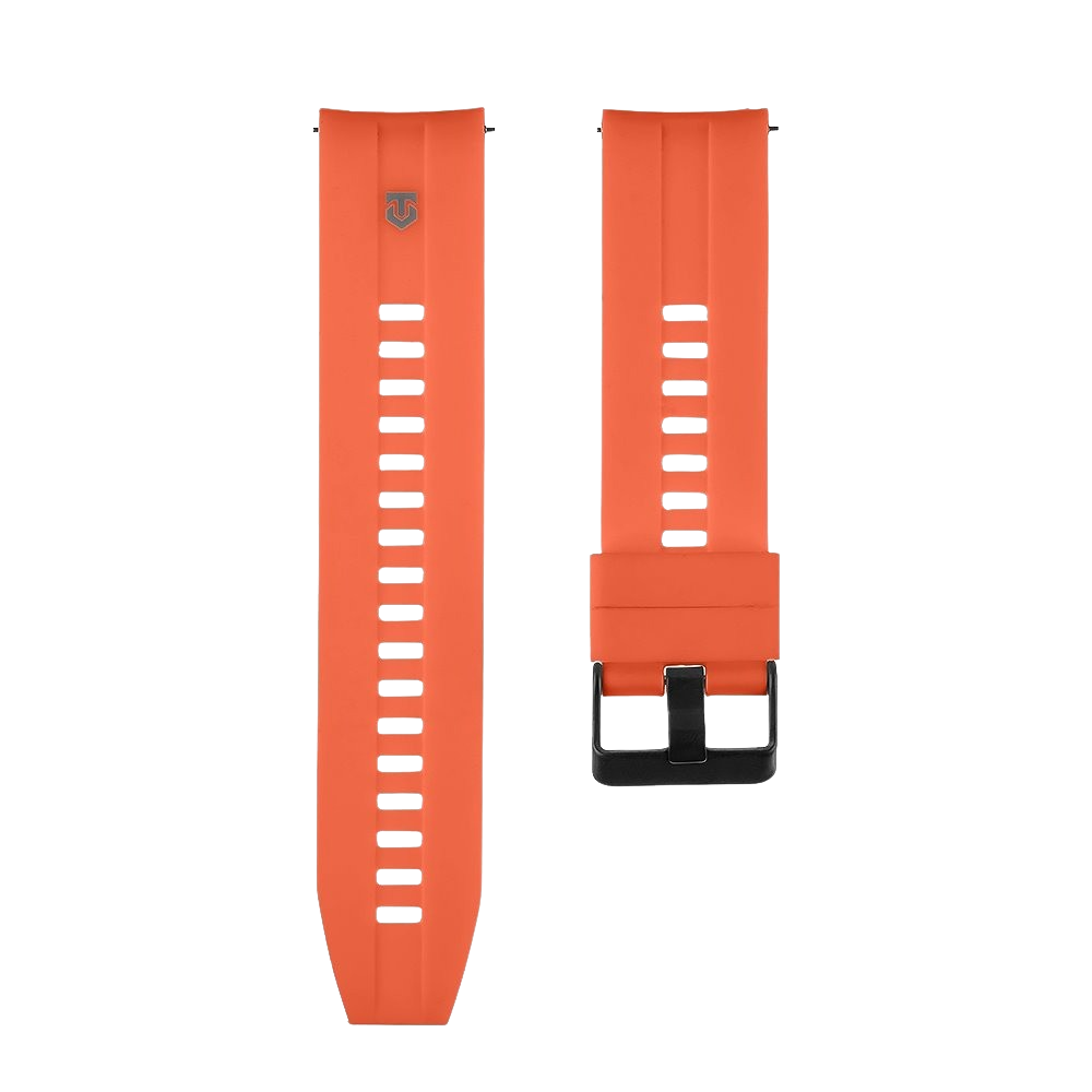 Silikonový řemínek Tactical Quick Release 24mm oranžový