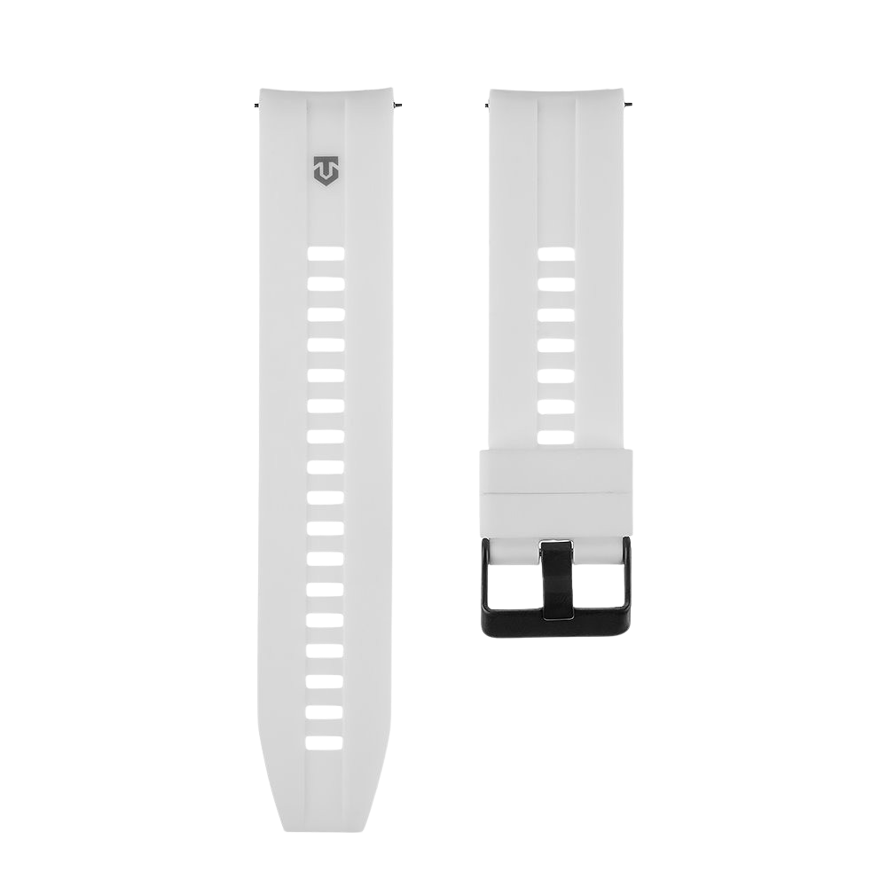 Silikonový řemínek Tactical Quick Release 24mm bílý