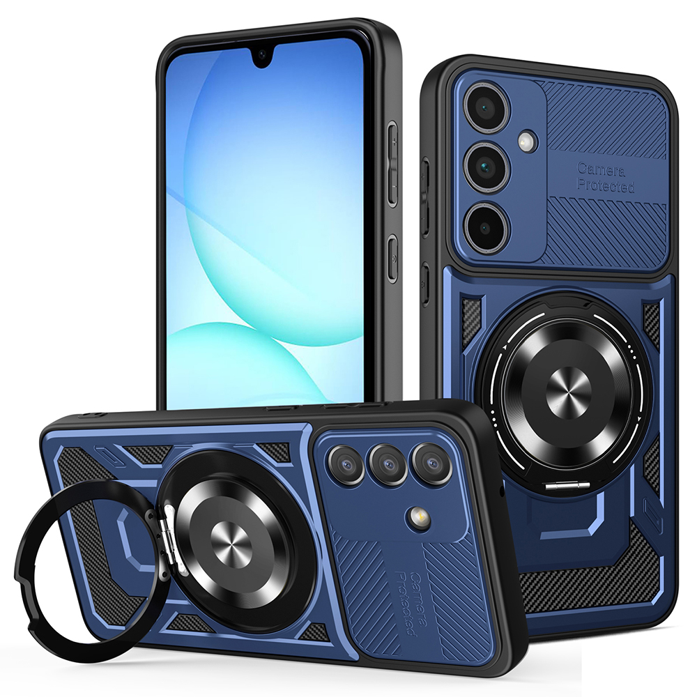 Kryt Techsuit RuggedCam - Samsung Galaxy A57 5G modrý