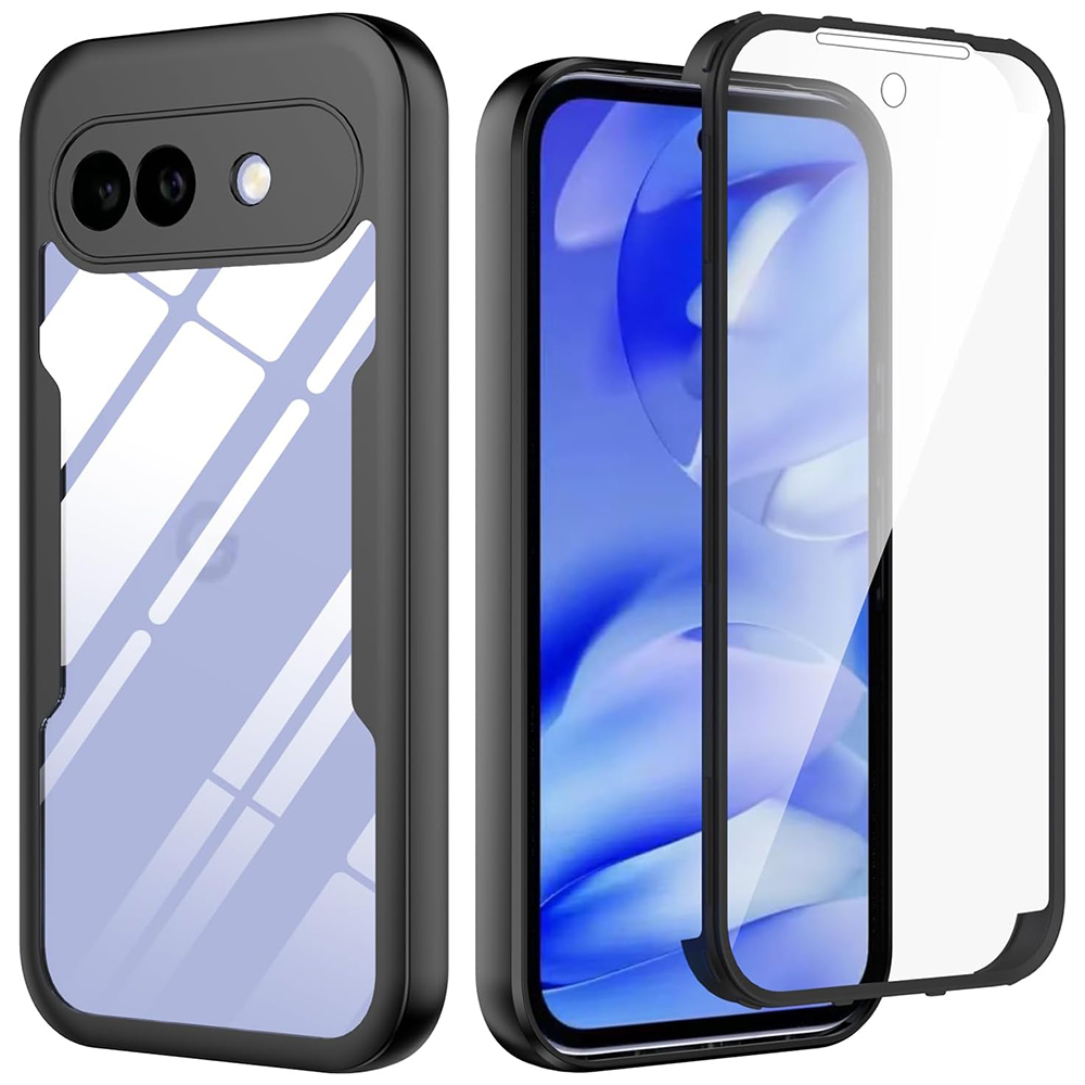 Kryt se sklem Techsuit ColorVerse 360 Series - Google Pixel 10a černý