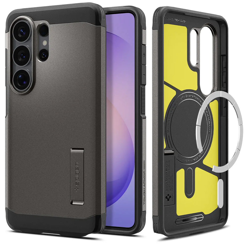 Kryt Spigen Tough Armor MagSafe (ACS10685) - Samsung Galaxy S26 Ultra Kovově šedý