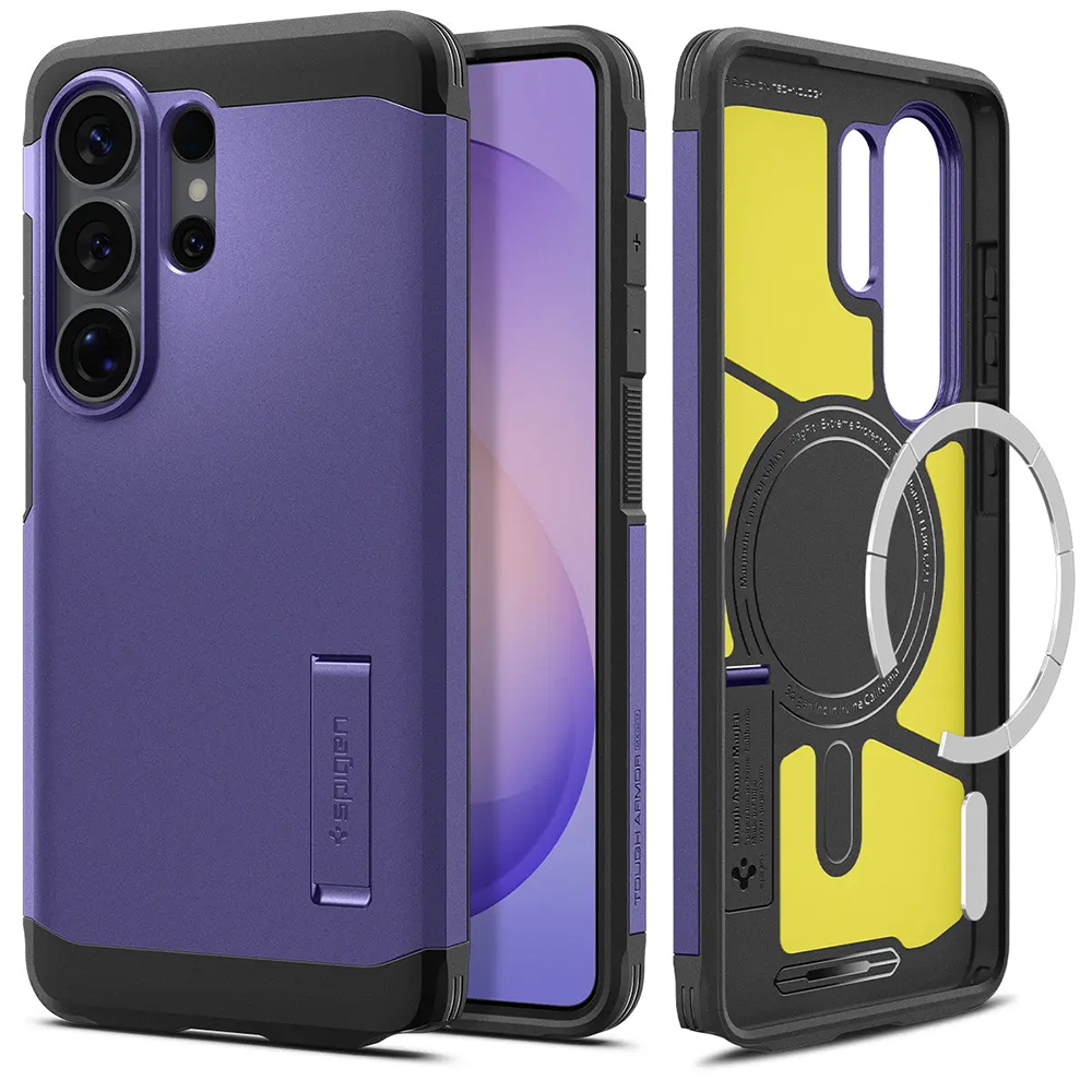 Kryt Spigen Tough Armor MagSafe (ACS11209) - Samsung Galaxy S26 Ultra Popelavě fialový