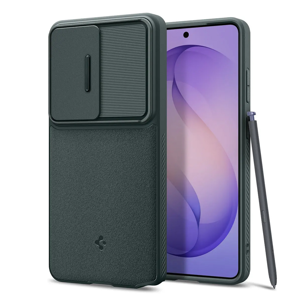 Kryt Spigen - Optik Armor (ACS10688) - Samsung Galaxy S26 Ultra hlubinně zelený