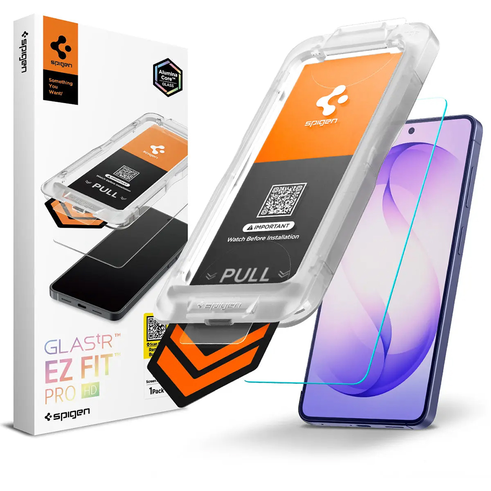 Tvrzené sklo Spigen - Glas.tR EZ-FIT Pro HD (AGL11086) - Samsung Galaxy S26 Plus čiré