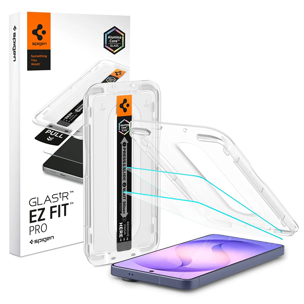 Tvrzené sklo Spigen - (2 pack) Glas.tR EZ-FIT Pro Anti-Reflection (AGL11069) - Samsung Galaxy S26 Ultra Čiré