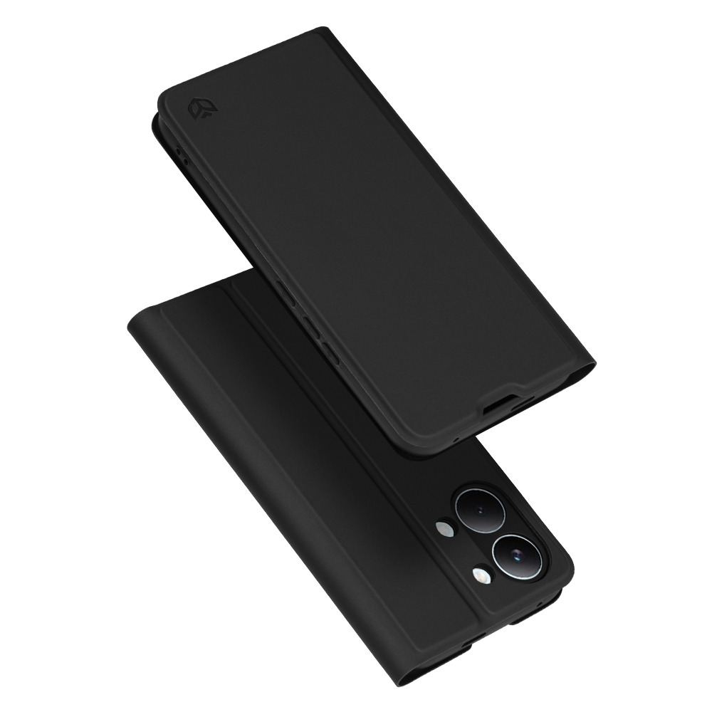 Pouzdro Techsuit - Magskin Book - Xiaomi Poco X8 Pro Max Černé
