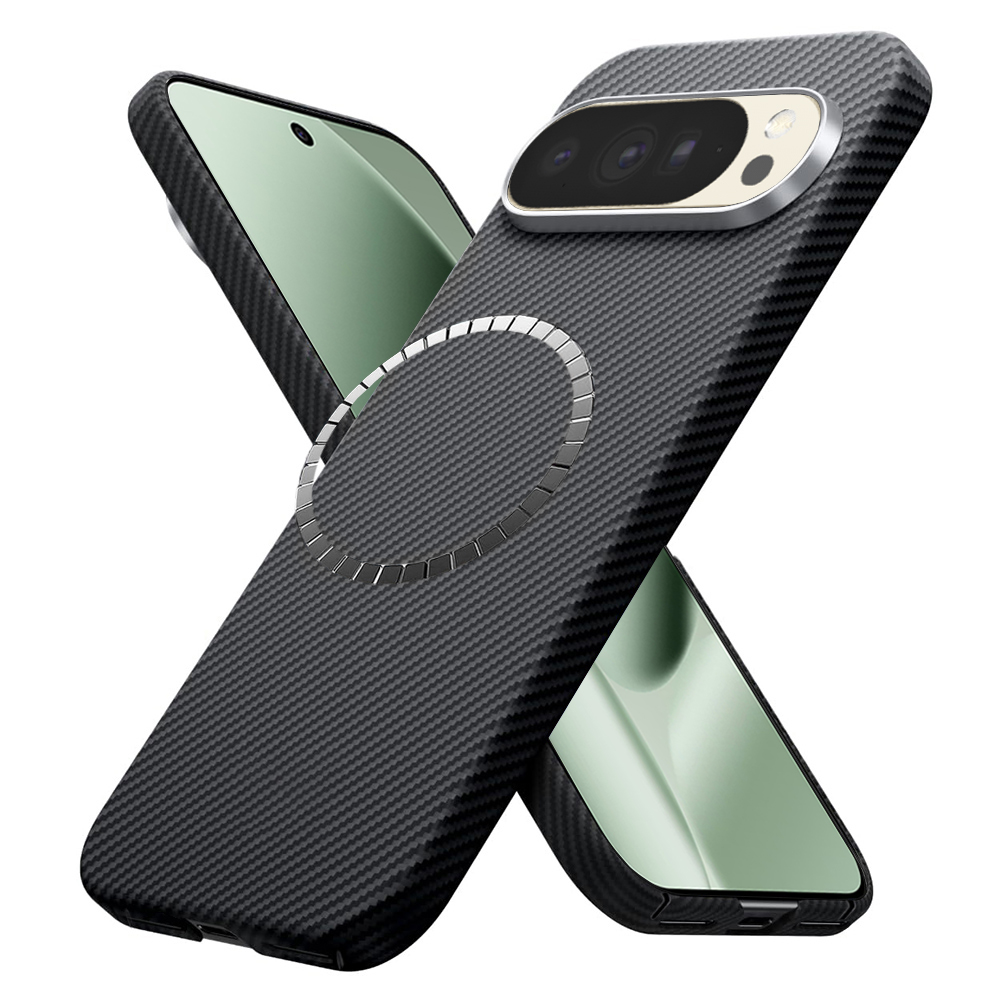 Kryt Techsuit Aramid Fiber MagSafe pro Google Pixel 10 Pro XL černý
