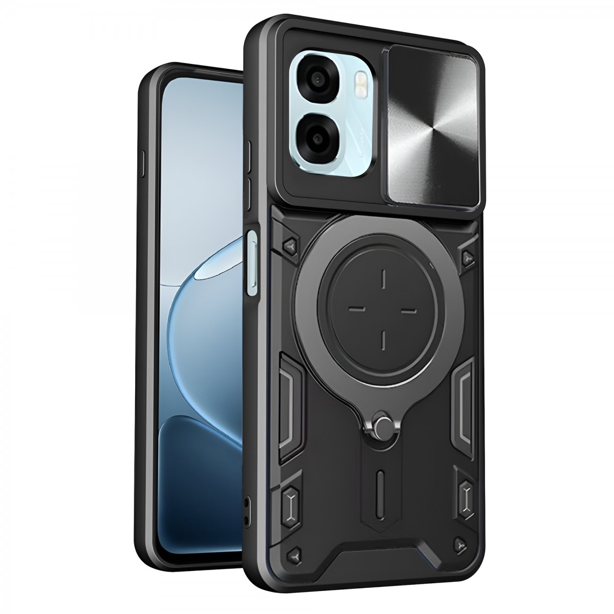Kryt Techsuit CamGuard Pro pro Oppo A6x 4G / A6x 5G černý