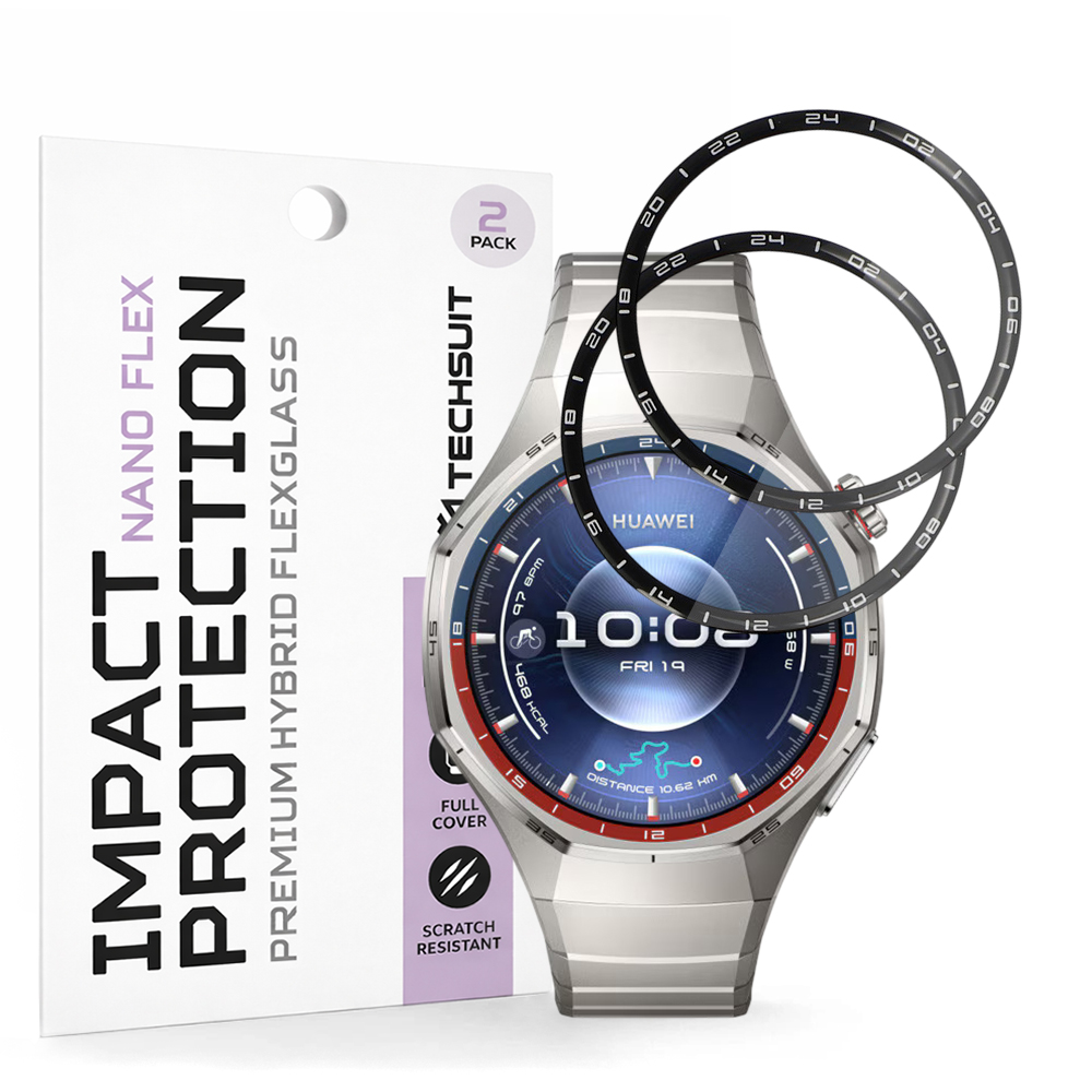 Fólie Techsuit Nano Flex (2 pack) Huawei Watch GT 6 Pro černá