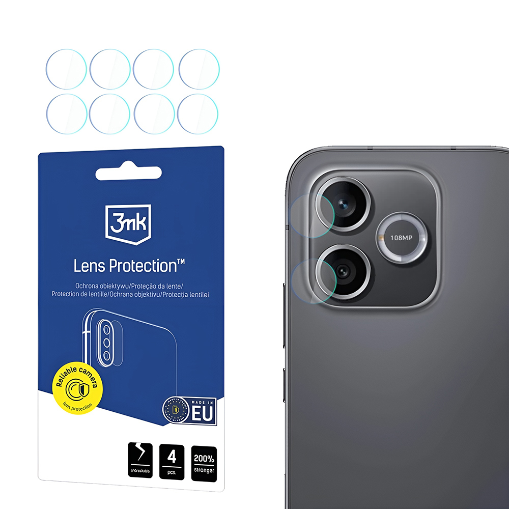 Ochranné sklo 3mk Lens Protection 4 pack Honor 600 Lite průhledné