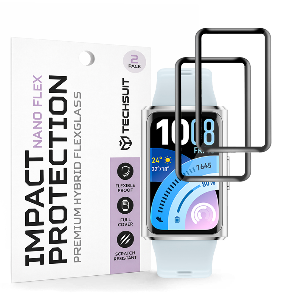 Ochranná fólie Techsuit Nano Flex 2 pack Huawei Band 11 Pro černá