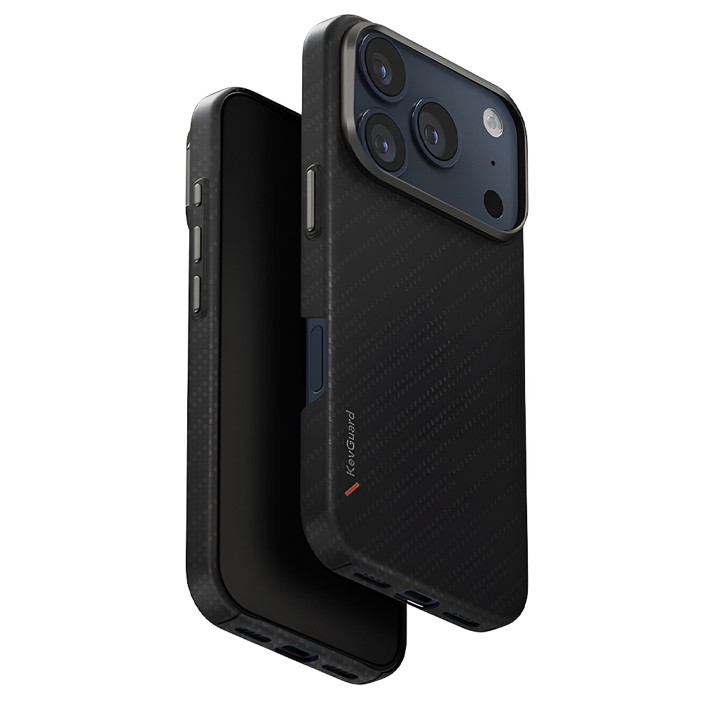Kryt UNIQ Keva Aramid iPhone 17 Pro Max grafitový