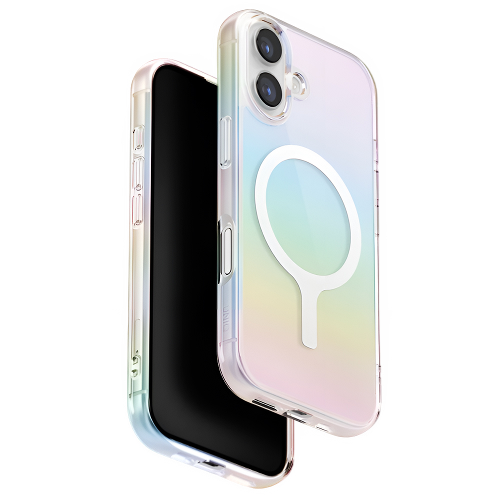 Kryt UNIQ Iridescia MagClick™ iPhone 17 duhový