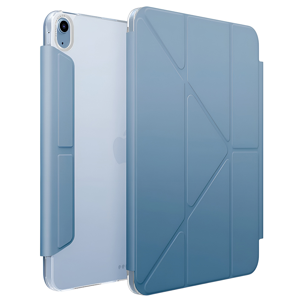 Obal UNIQ Camden Click iPad Air 4 (2020) / Air 5 (2022) / Air 11 (2024) / Air 11 (2025) / Air 11 (2026) kamenně modrý