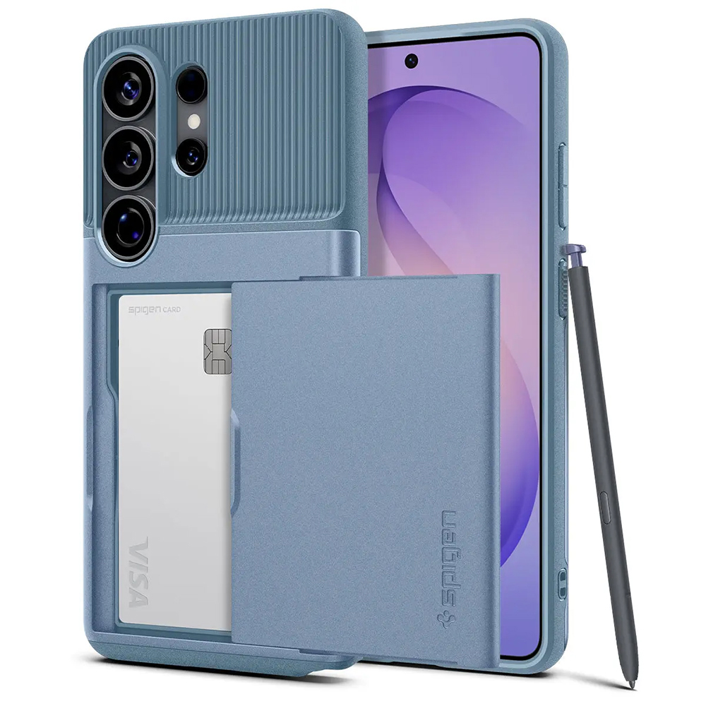 Kryt Spigen Slim Armor CS pro Samsung Galaxy S26 Ultra světle modrý
