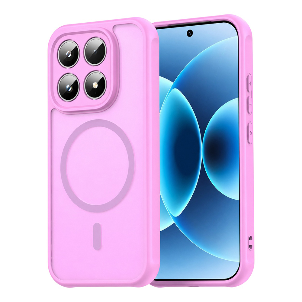 Kryt Techsuit HaloFrost II MagSafe pro Xiaomi 17 růžový