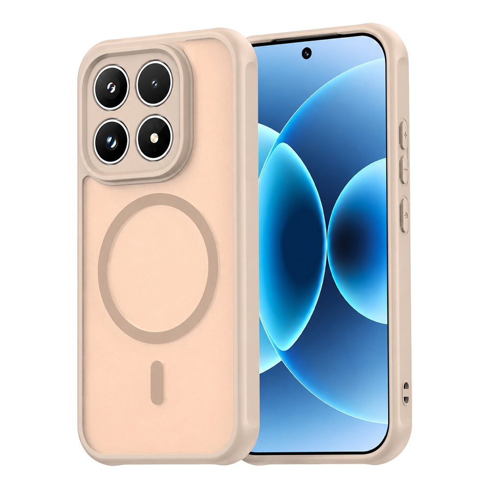 Kryt Techsuit HaloFrost II MagSafe pro Xiaomi 17 zlatý