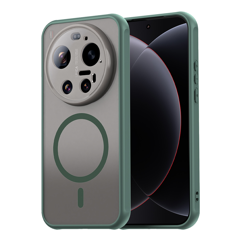 Kryt Techsuit HaloFrost II MagSafe pro Xiaomi 17 Ultra zelený