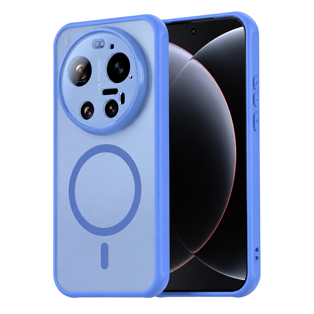 Kryt Techsuit HaloFrost II MagSafe pro Xiaomi 17 Ultra světle modrý