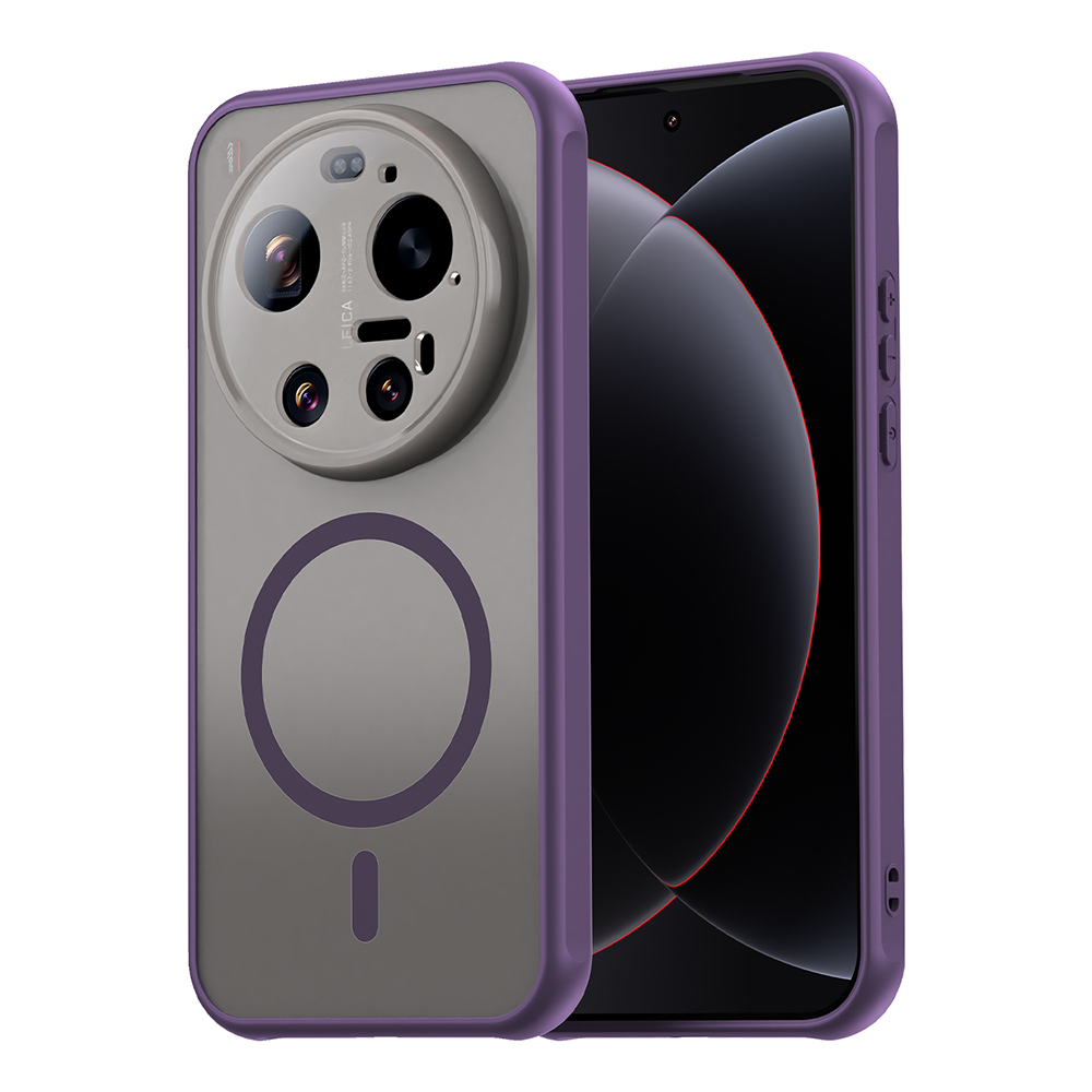 Kryt Techsuit HaloFrost II MagSafe pro Xiaomi 17 Ultra fialový