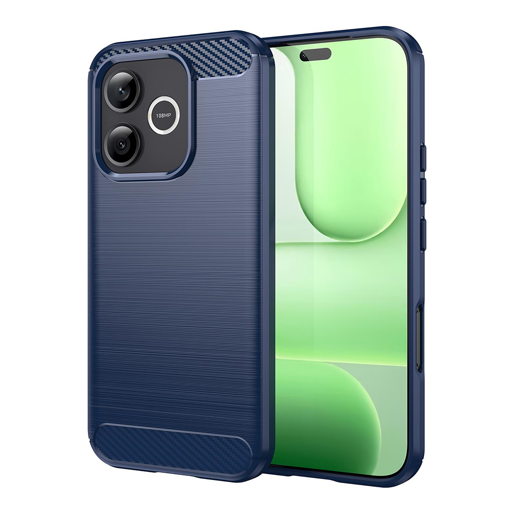 Kryt Techsuit Carbon Silicone pro Honor 600 Lite modrý