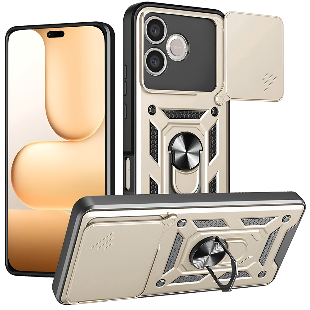 Kryt Techsuit CamShield Series pro Honor 600 Lite zlatý