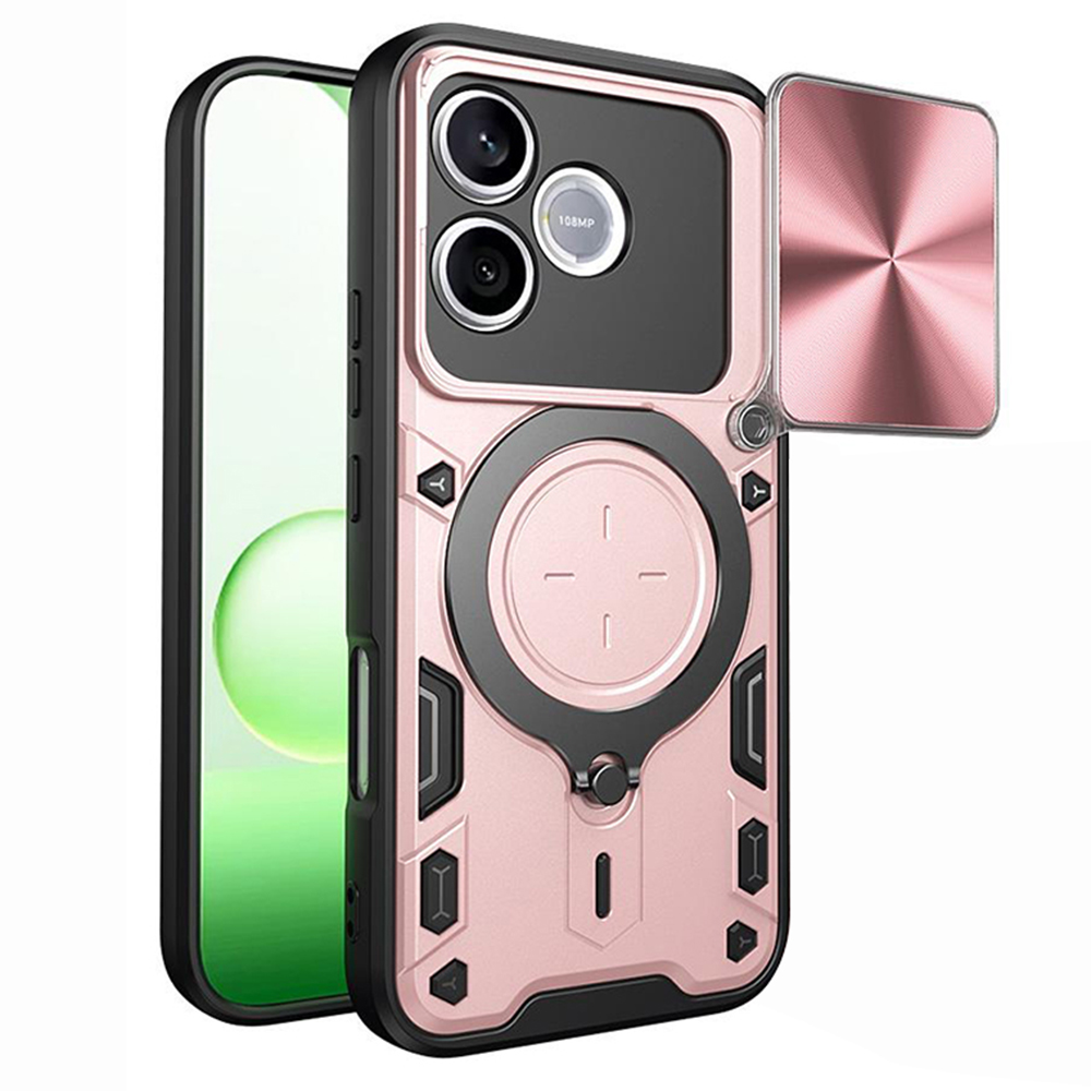 Kryt Techsuit CamGuard Pro pro Honor 600 Lite růžovozlatý