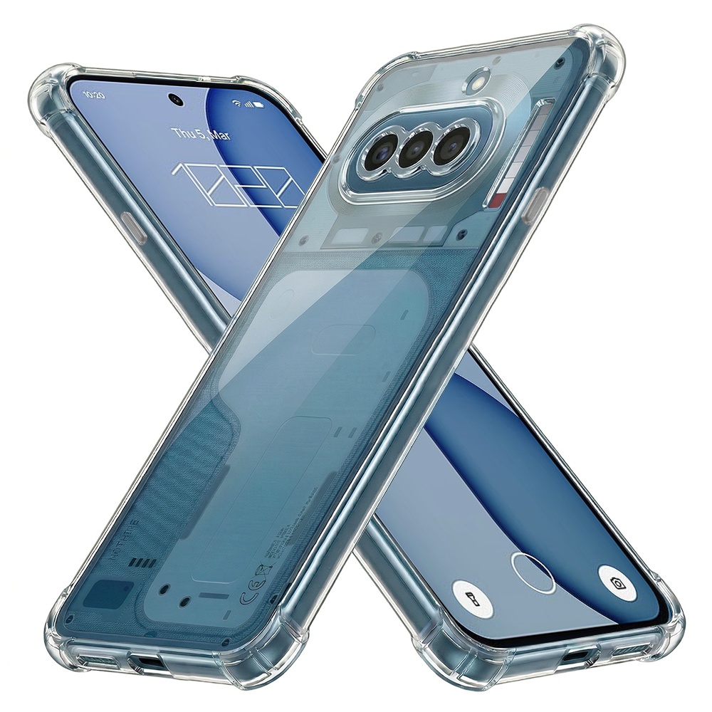 Kryt Techsuit Shockproof Clear Silicone Nothing Phone (4a) čirý