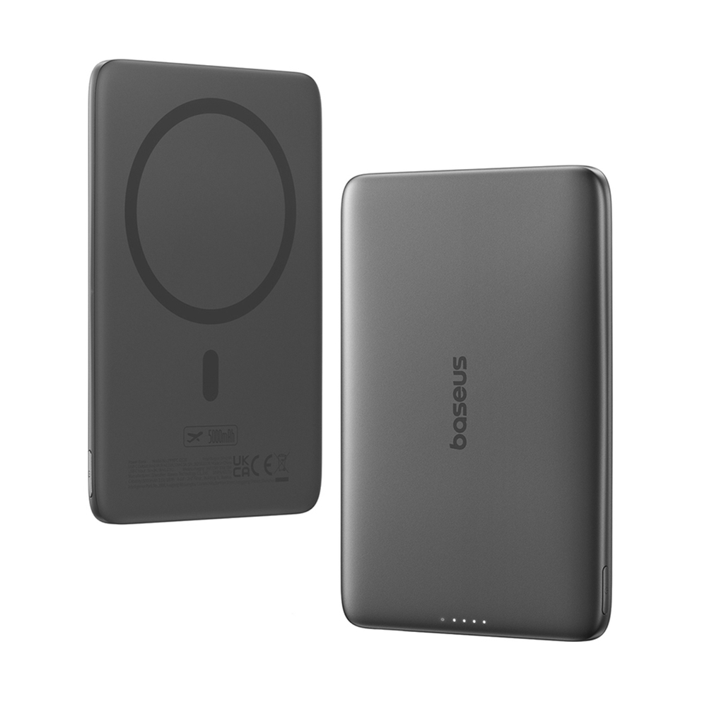 Magnetická Powerbanka Baseus PicoGo AM41 5000mAh s kabelem černá
