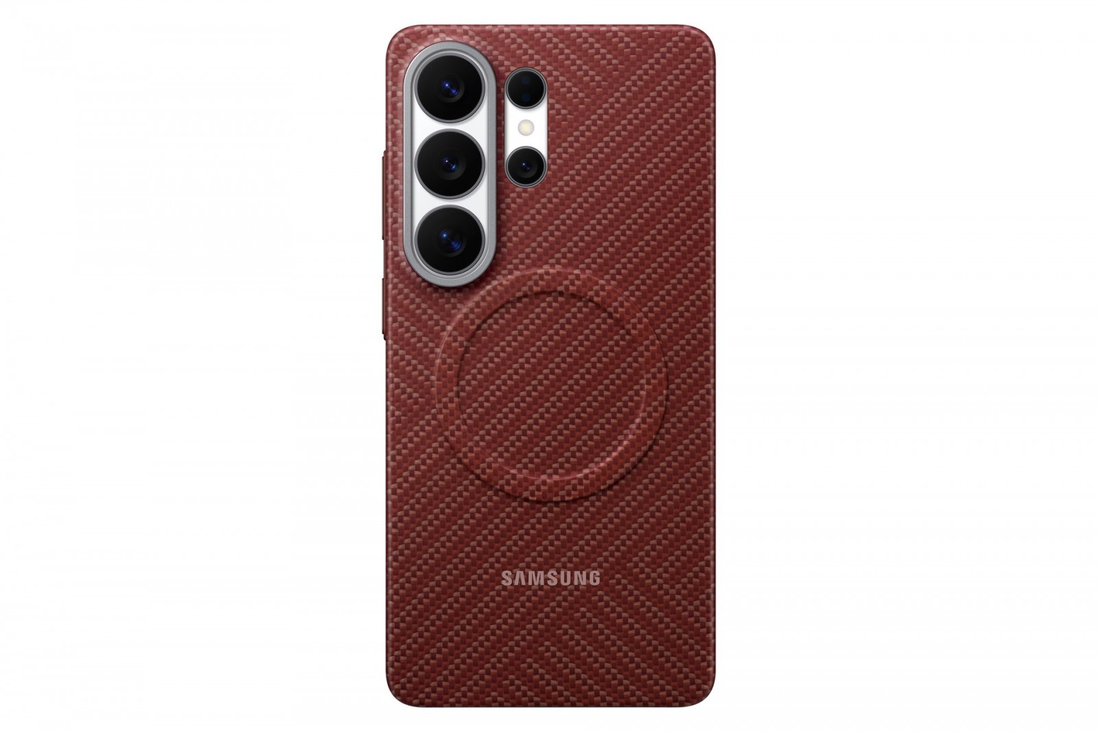 Kryt magnetický Samsung Carbon (EF-KS948SRE) pro Galaxy S26 Ultra korálově červený