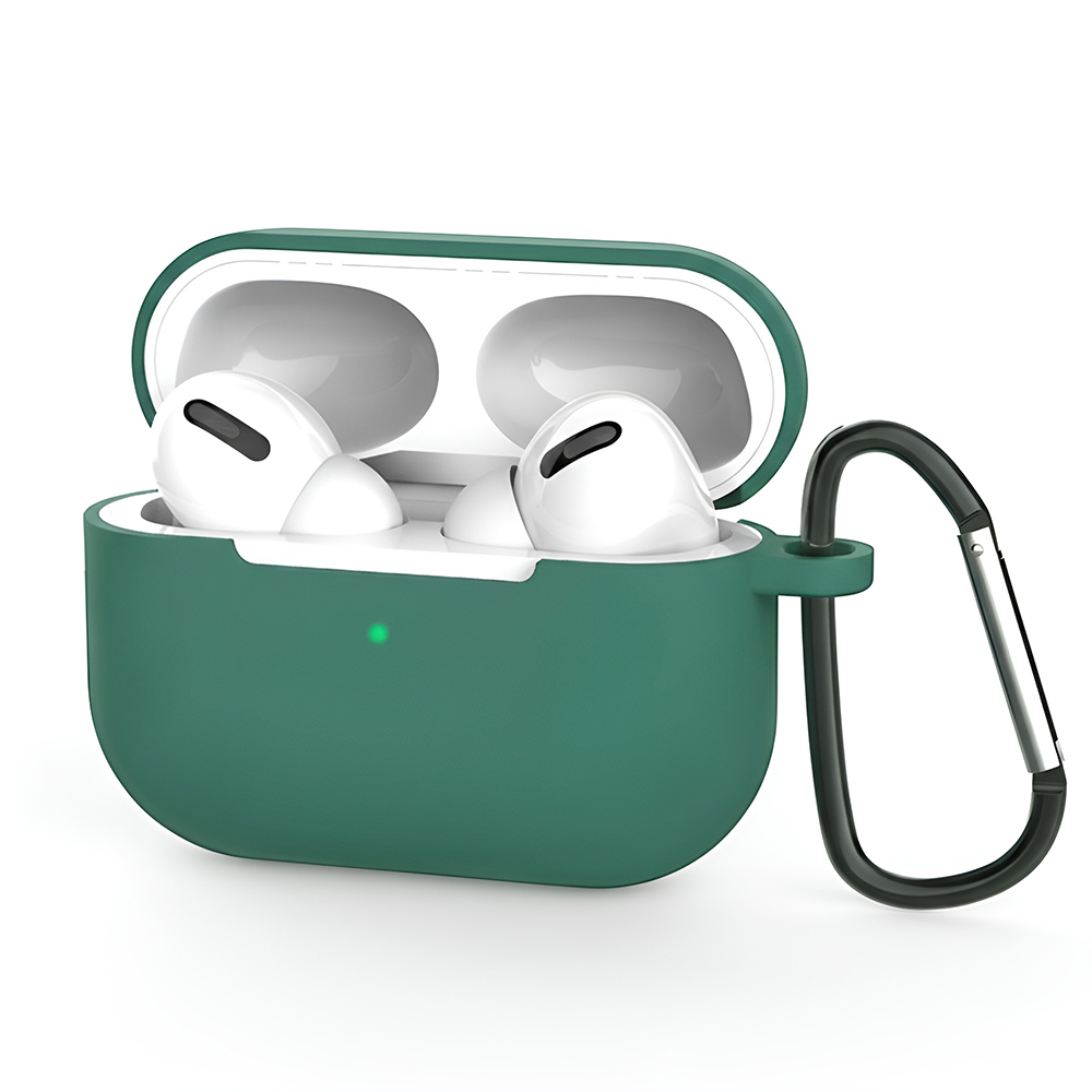 Pouzdro na sluchátka Techsuit - Silicone Case - for AirPods Pro 3 - zelené
