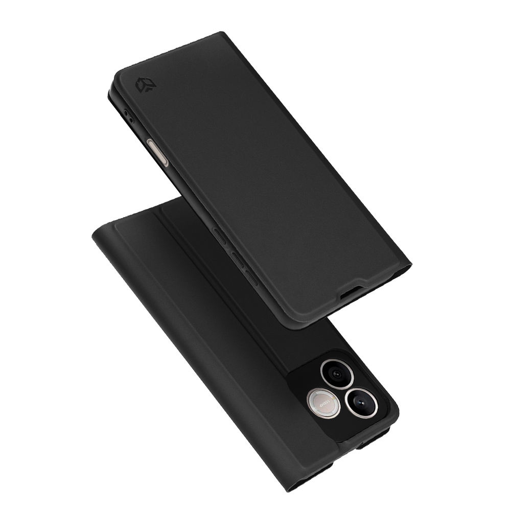 Pouzdro Techsuit - Magskin Book - Honor 600 Lite - černé