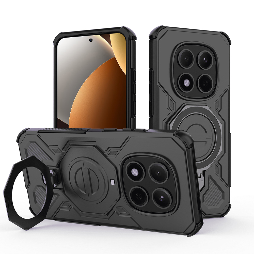 Kryt Techsuit Carbon Shield PRO pro Xiaomi Redmi Note 15 Pro+ 5G / Poco M8 Pro 5G černý