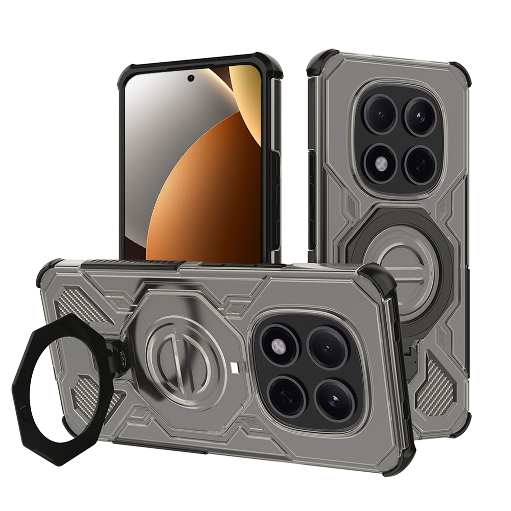 Kryt Techsuit Carbon Shield PRO pro Xiaomi Redmi Note 15 Pro+ 5G / Poco M8 Pro 5G kouřově černý