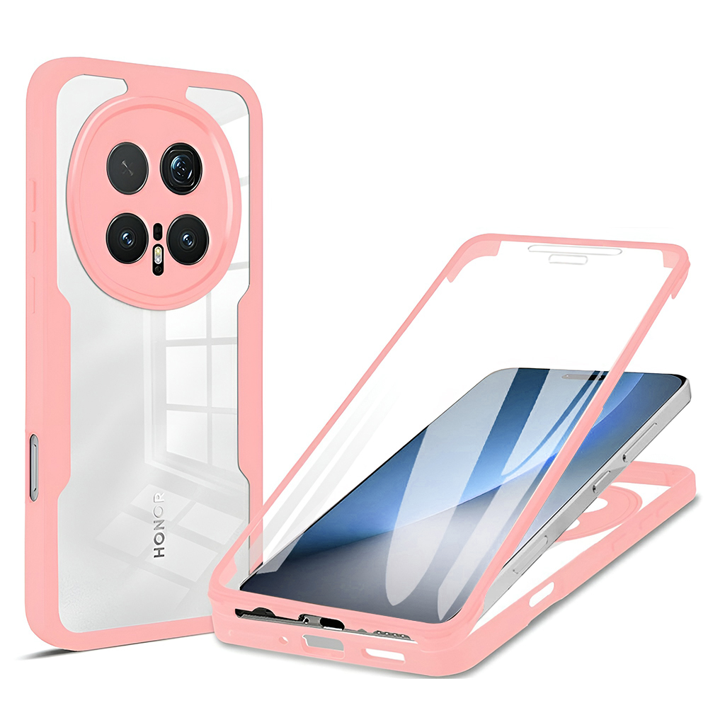 360° kryt Techsuit ColorVerse pro Honor Magic8 Pro růžový
