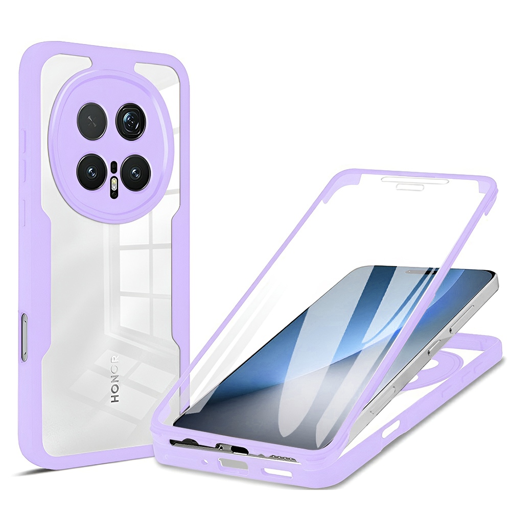 360° kryt Techsuit ColorVerse pro Honor Magic8 Pro fialový