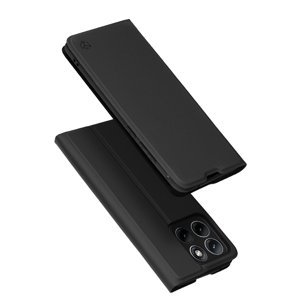Pouzdro Techsuit Magskin Book pro Motorola Edge 70 Fusion černé